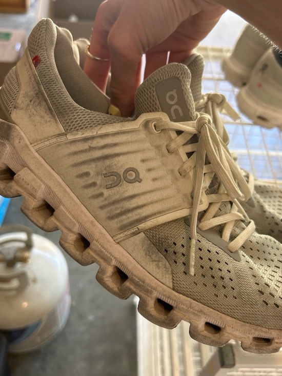 On Running Shoes - On Running Men’s Cloud Running Shoes — Beige